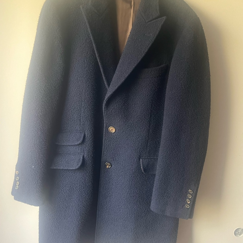 Brunello Cucinelli Navy Long Coat (54it)